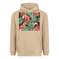 Mushroom succulents and cowhide Heavyweight Hoodie - TumblerDesignByShophia