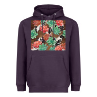 Plum succulents and cowhide Heavyweight Hoodie - TumblerDesignByShophia