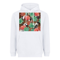 White succulents and cowhide Heavyweight Hoodie - TumblerDesignByShophia