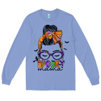 Colony Blue spooky mama Long Sleeve Tee - JahusDesignShop