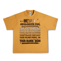 Never Apologize Urban Heavy Tee | Teevron