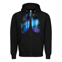 Black white lungs Zipper Hoodie - Bettercallsaul