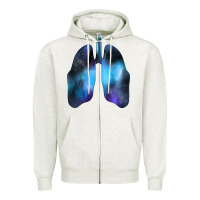 White Lungs Zipper Hoodie | Teevron