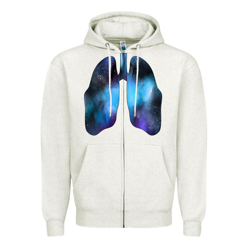White Lungs Zipper Hoodie by Bettercallsaul | Teevron