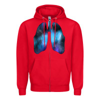 Red white lungs Zipper Hoodie - Bettercallsaul