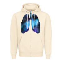 Sandshell white lungs Zipper Hoodie - Bettercallsaul