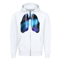 White white lungs Zipper Hoodie - Bettercallsaul