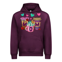 Mauve Wine Western Mom Coffee Cups Urban Hoodie - BundleAndBundleShop