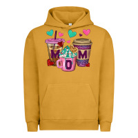 Pigment Peanut Butter Western Mom Coffee Cups Urban Hoodie - BundleAndBundleShop