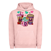 Pigment Salmon Western Mom Coffee Cups Urban Hoodie - BundleAndBundleShop