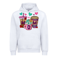 White Western Mom Coffee Cups Urban Hoodie - BundleAndBundleShop