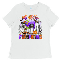 White pet all the pupkins Ladies Tee - AdoDesignShop