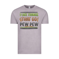 Vintage Zinc i like things that go pew pew Vintage Tee - MaliasSmallBusiness