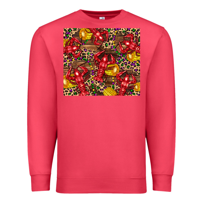 Mardi Gras Crawfish Premium Sweatshirt by CowGirlArtShop | Teevron