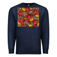 Navy mardi gras crawfish Premium Sweatshirt - CowGirlArtShop