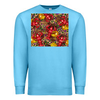 Ocean Blue mardi gras crawfish Premium Sweatshirt - CowGirlArtShop