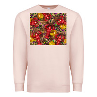 Pale Pink mardi gras crawfish Premium Sweatshirt - CowGirlArtShop