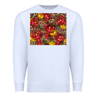 White mardi gras crawfish Premium Sweatshirt - CowGirlArtShop