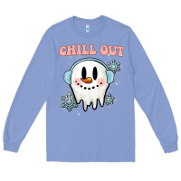 Colony Blue chill out christmas snowman Long Sleeve Tee - MaliasSmallBusiness