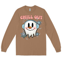 Toasted Coconut chill out christmas snowman Long Sleeve Tee - MaliasSmallBusiness