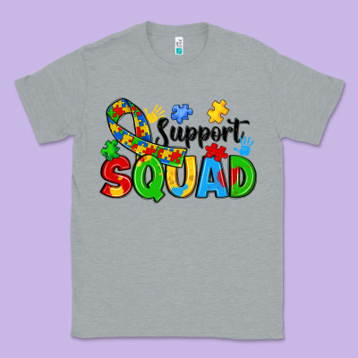 Support Squad Classic Tee Designed By Jahusdesignshop
