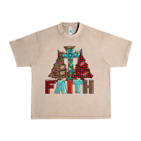 French Oak cross and christmas trees Urban Heavy Tee - AdoDesignShop
