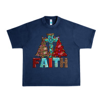 Navy cross and christmas trees Urban Heavy Tee - AdoDesignShop
