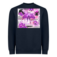 Navy witchy celestial witch Heavyweight Sweatshirt - MaliasSmallBusiness