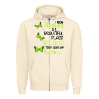 Sandshell I know heaven is a beautiful place because they have my brother Zipper Hoodie - Bettercallsaul