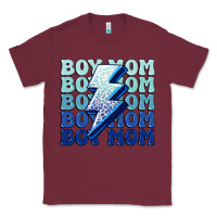 Burgundy boy mom Classic Tee - MaliasSmallBusiness