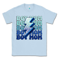 Dusty Blue boy mom Classic Tee - MaliasSmallBusiness