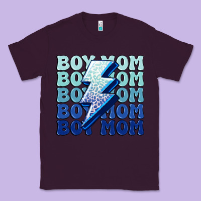 Boy Mom Classic Tee Designed By Maliassmallbusiness