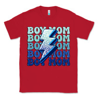 Red boy mom Classic Tee - MaliasSmallBusiness