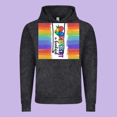 Different Is Beautiful Vintage Hoodie Designed By Maliassmallbusiness