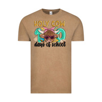 Vintage Coffee holy cow 100 days of school Vintage Tee - MaliasSmallBusiness