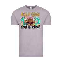 Vintage Zinc holy cow 100 days of school Vintage Tee - MaliasSmallBusiness