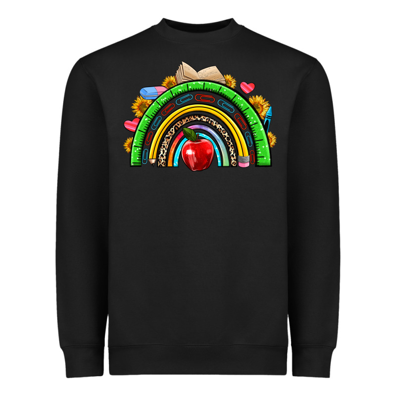 School Rainbow Heavyweight Sweatshirt by NancyCooperArtShop | Teevron