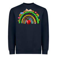 Navy school rainbow Heavyweight Sweatshirt - NancyCooperArtShop