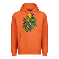 Carrot mardi gras trex Premium Hoodie - CowGirlArtShop