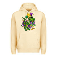Pina Colada mardi gras trex Premium Hoodie - CowGirlArtShop