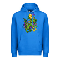 True Royal mardi gras trex Premium Hoodie - CowGirlArtShop