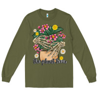 Army Green the plant lover Long Sleeve Tee - MaliasSmallBusiness