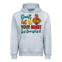 Heather Grey Don't Let Your Heart Be Troupled Urban Hoodie - BundleAndBundleShop