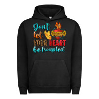 Pigment Black Don't Let Your Heart Be Troupled Urban Hoodie - BundleAndBundleShop