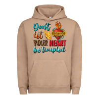 Pigment Burro Don't Let Your Heart Be Troupled Urban Hoodie - BundleAndBundleShop
