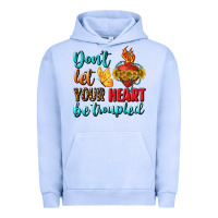 Pigment Grape Ice Don't Let Your Heart Be Troupled Urban Hoodie - BundleAndBundleShop