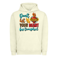 Pigment Pistachio Don't Let Your Heart Be Troupled Urban Hoodie - BundleAndBundleShop