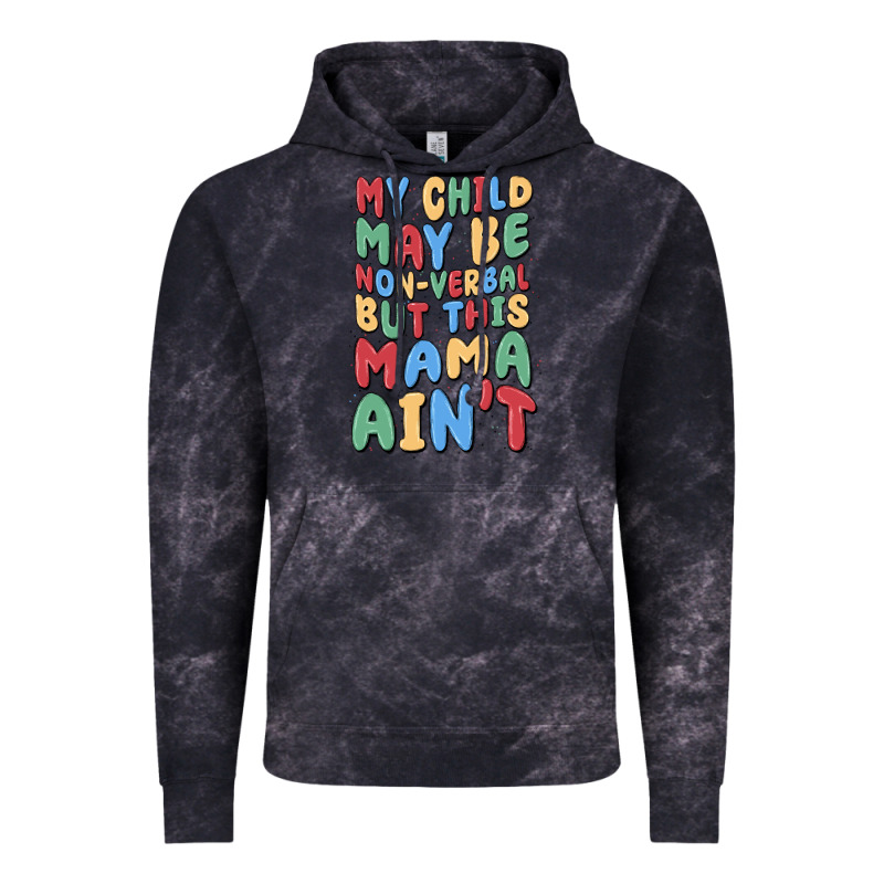 My Child May Be Non Verbal But This Mama Ain't Vintage Hoodie by MaliasSmallBusiness | Teevron