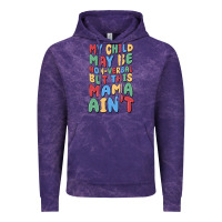 Cloud Purple my child may be non verbal but this mama ain't Vintage Hoodie - MaliasSmallBusiness