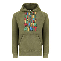 Vintage Olive my child may be non verbal but this mama ain't Vintage Hoodie - MaliasSmallBusiness